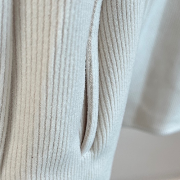 ALLIE ROSE WOMENS LONG SLEEVE CORDUROY SOFT SHACKET WITH FRINGE CREAM SZ M, - Picture 10 of 10